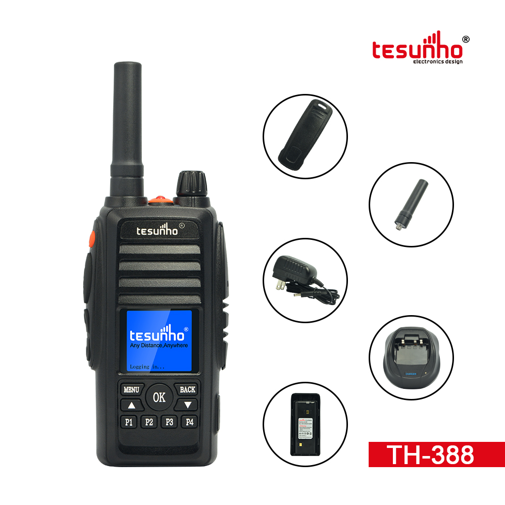 TESUNHO TH388 smart PTT 100 mile walkie talkie with GPS