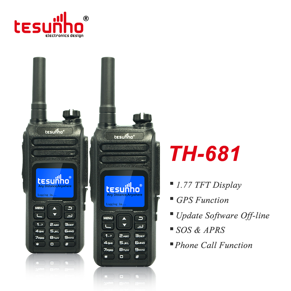 GPS 2 Way Communications, On-Site Two Way Radios, 4G LTE, Quick Dialing Function TH-681