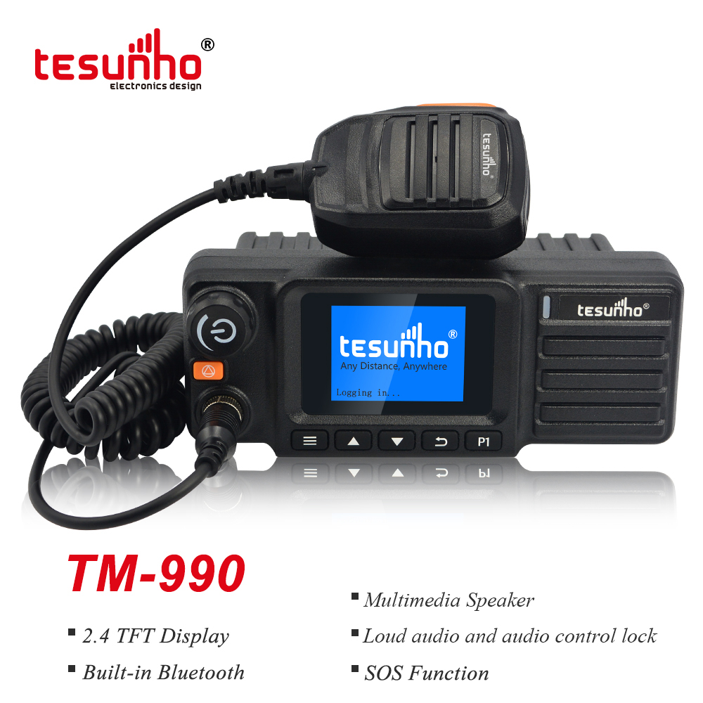 Vehicle & Base Station Two Way Radios, 4G LTE Car Mobile Radios TM-990