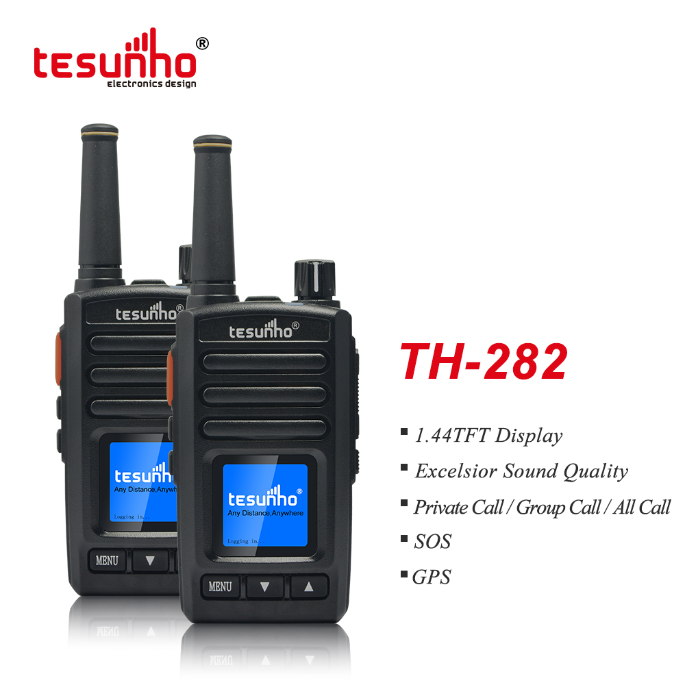 PTT GSM Radios, 4G Walkie Talkie with GPS Tracking TH-282