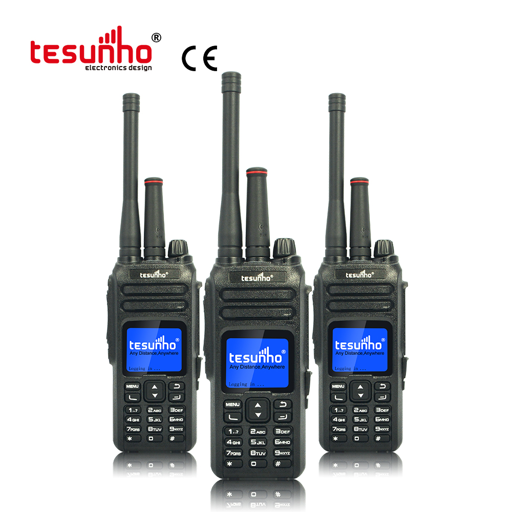 Analog VHF/UHF POC LTE Walkie Talkie For Rescue TH-680