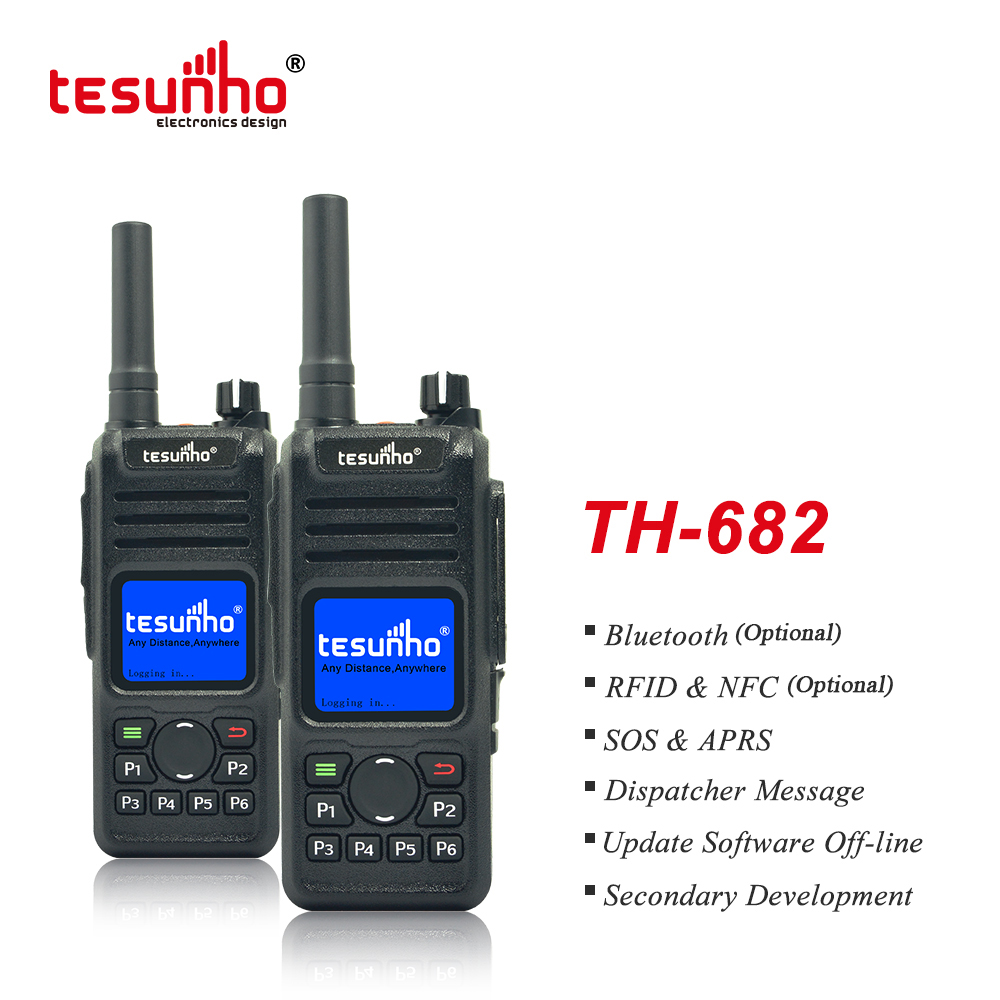 NFC Walkie Talkie With Bluetooth, GPS Positioning,SOS 4G LTE Poc Radio TH-682