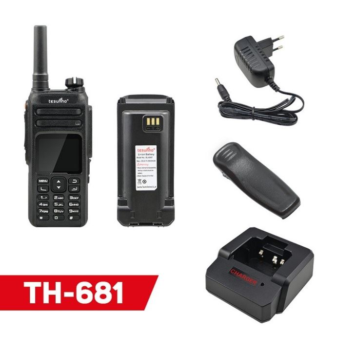 China Supplier Radio Phone Walkie Talkie, LTE 4G Talkie Walkie For Camping TH-681