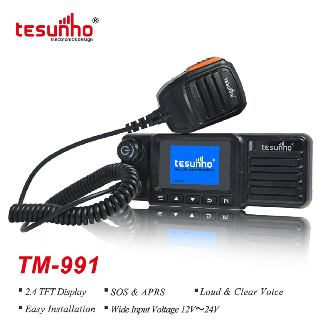 Fleet Vehicle Tracking Device, 4G LTE Land Mobile Radios TM-991