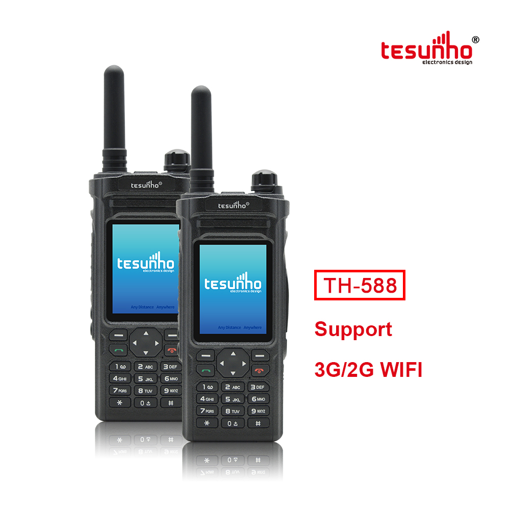 TESUNHO Public Network IP Two Way Radio GPS WIFI Bluetooth Built-in TH-588