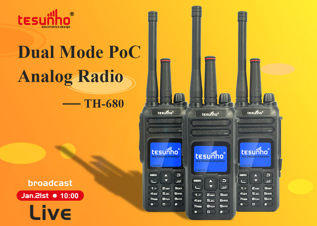 Dual Mode And Poc Analog Radio TH-680 Live Stream