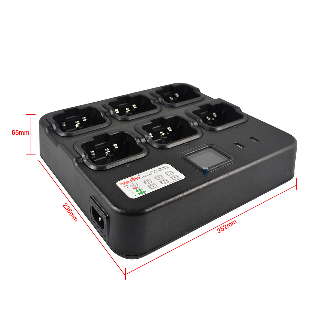 TH-D61 Six-way Multi Charger Instruction Manual