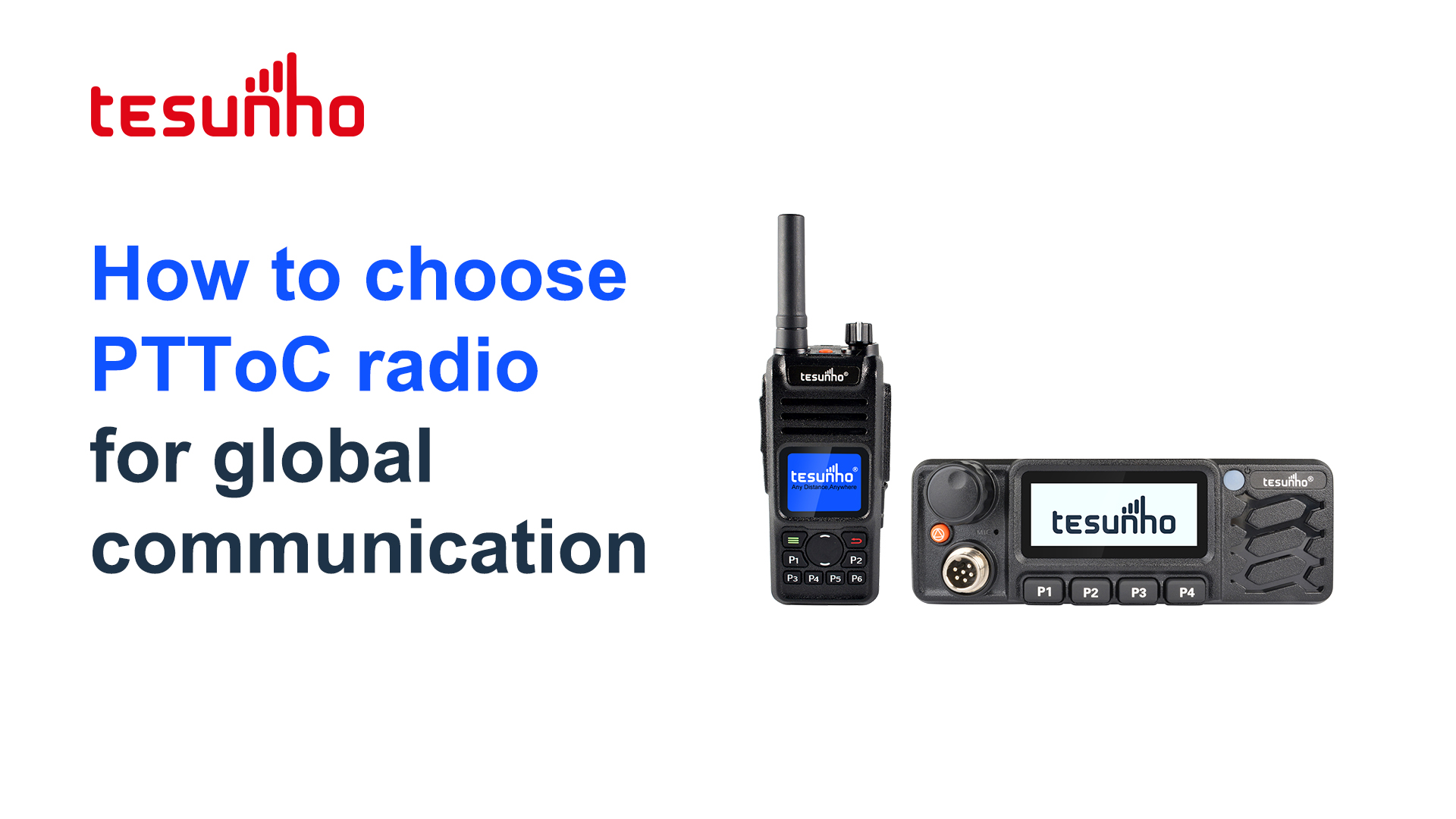 How to choose PTToC radio for global communication