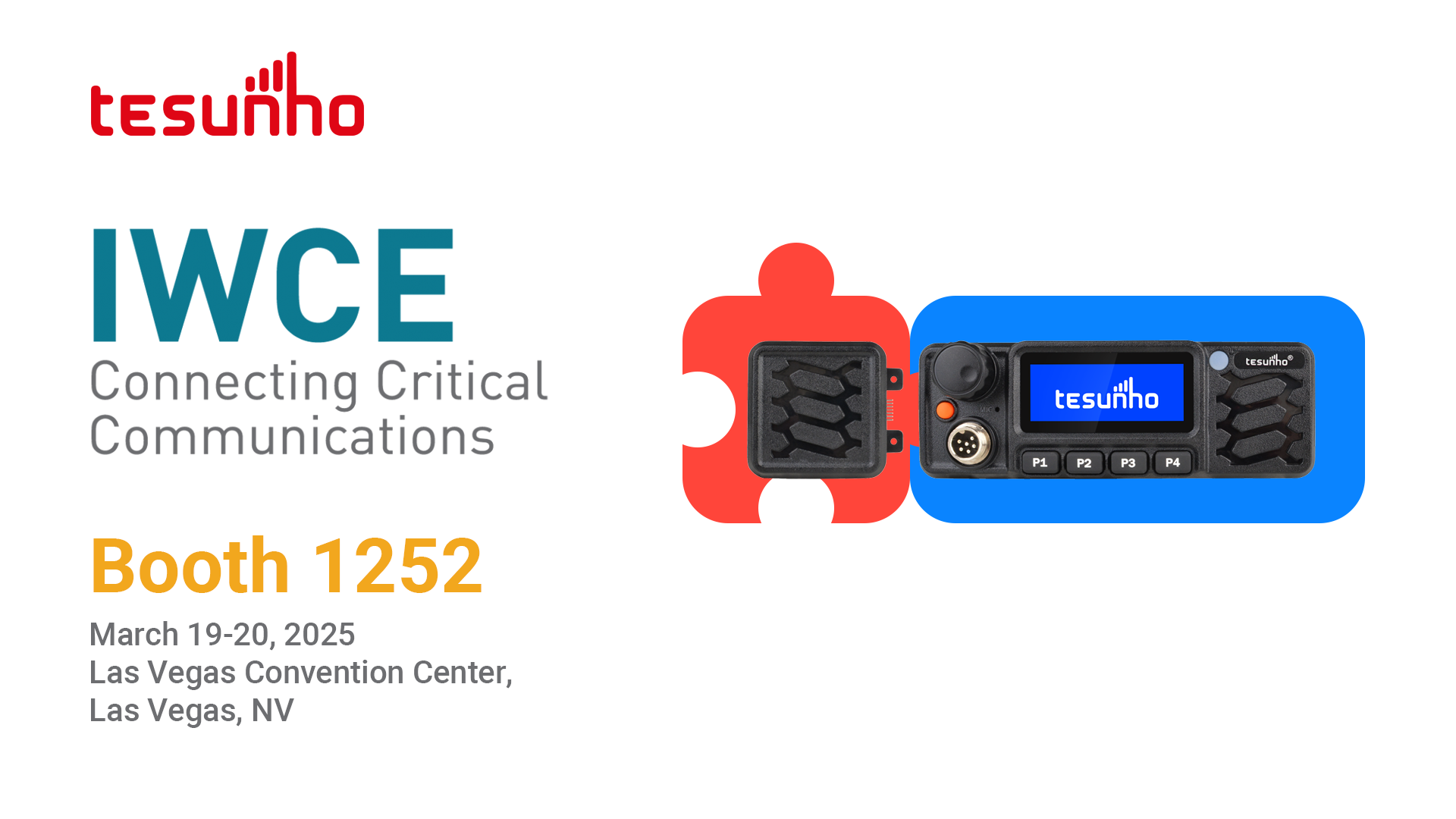 IWCE2025: Join Tesunho at Booth 1252 and Meet the New mini PoC Mobile Radio — TM-981