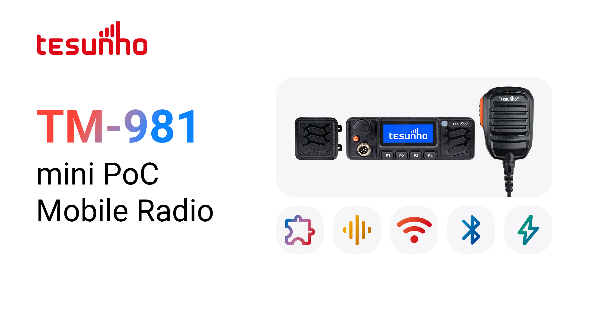 Meet the New mini PoC Mobile Radio — Tesunho TM-981