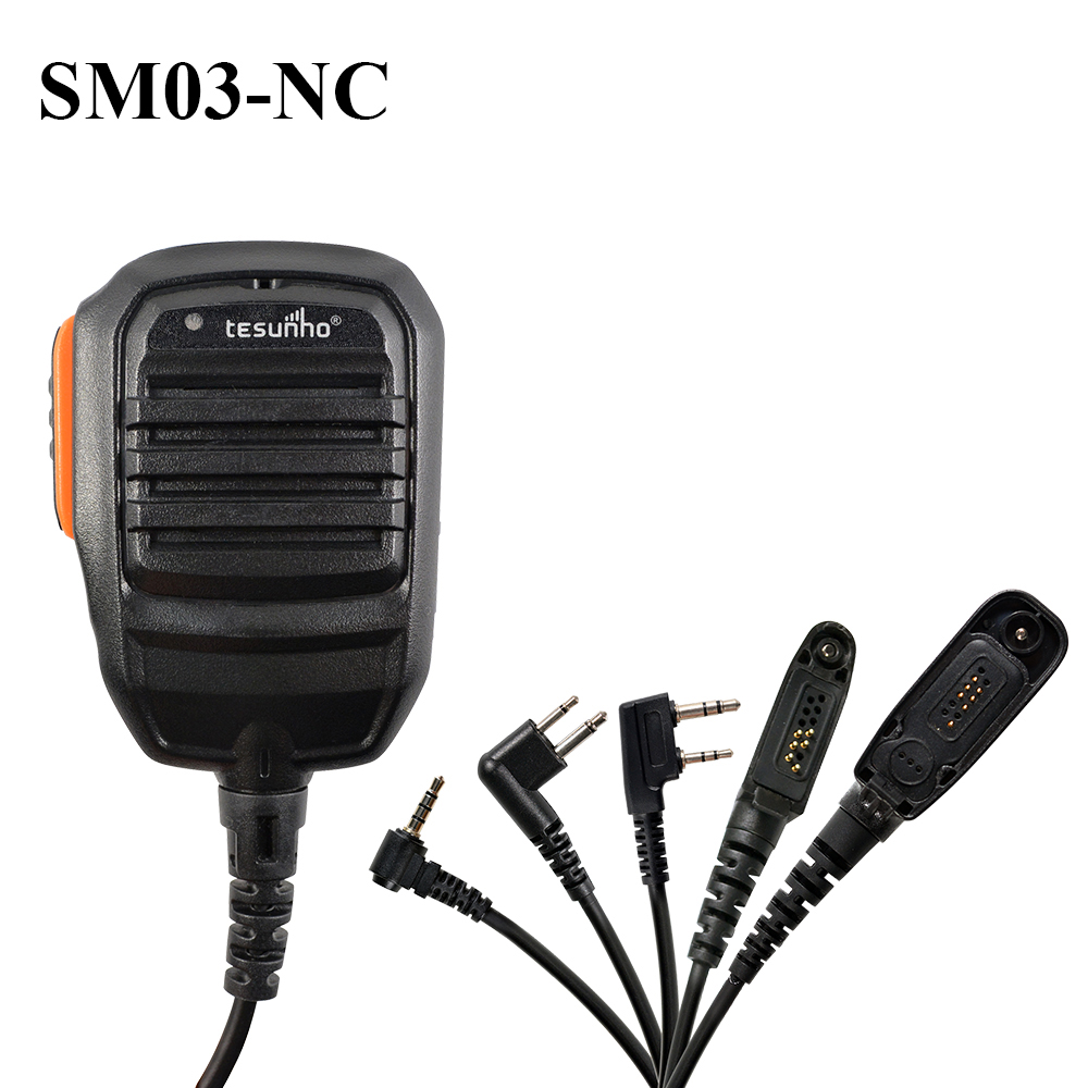 Tesunho New Arrival Noise Reduction Microphone SM03-NC For Walkie Talkie
