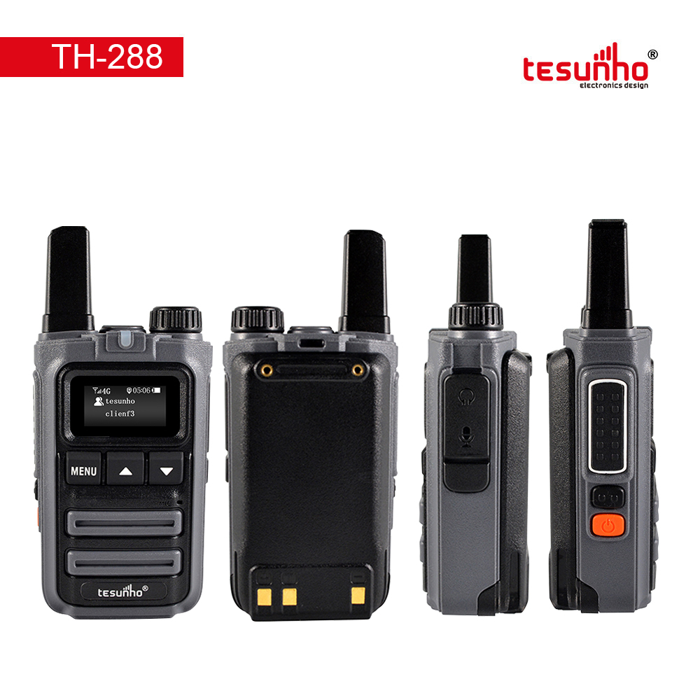 OEM ODM Tesunho SOS GPS 4G Handheld Walkie Talkie TH-288