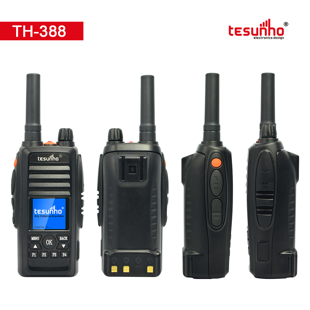 PTT Walkie Talkie POC Wide Area With SOS Button TH-388 