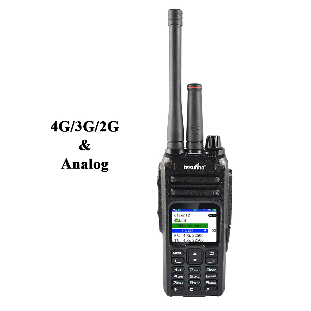 3G 4G Analog Portable Two Way Radio Dual Mode Tesunho TH-680