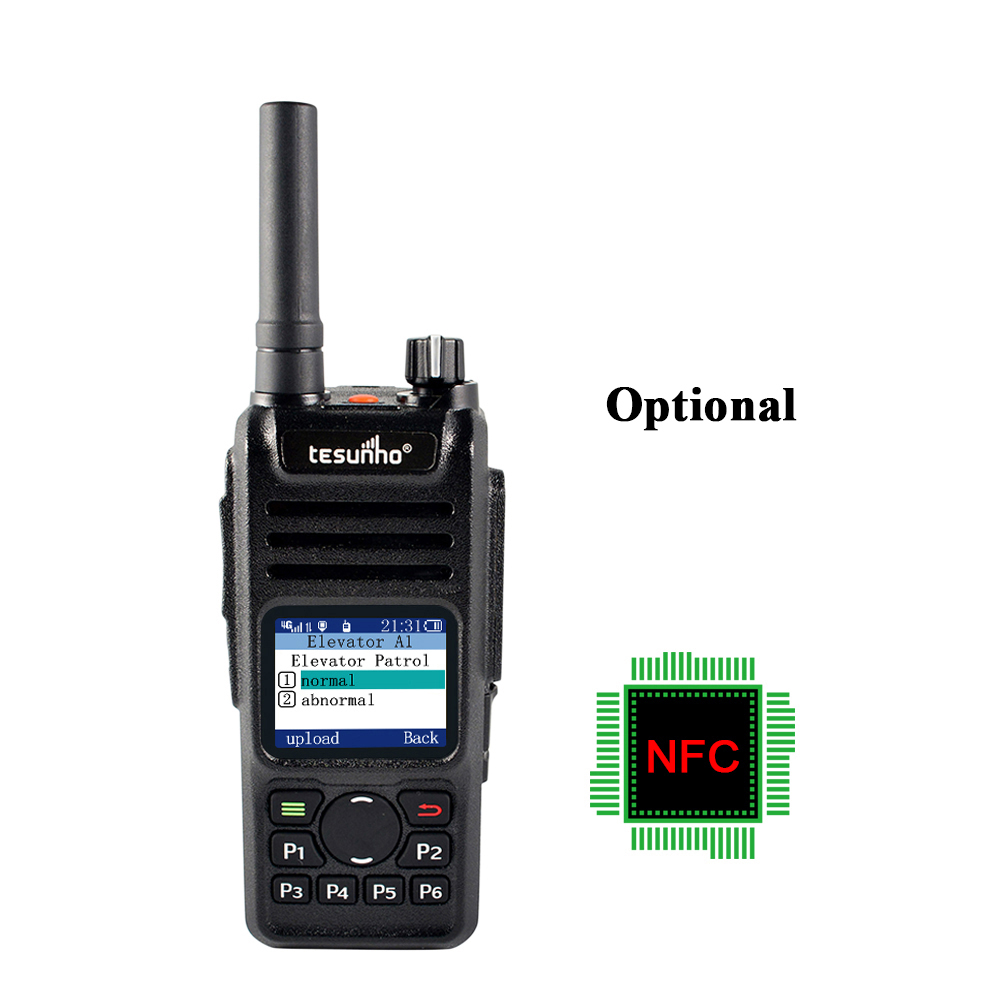 100 km long range RFID walkie talkie portable radio with bluetooth