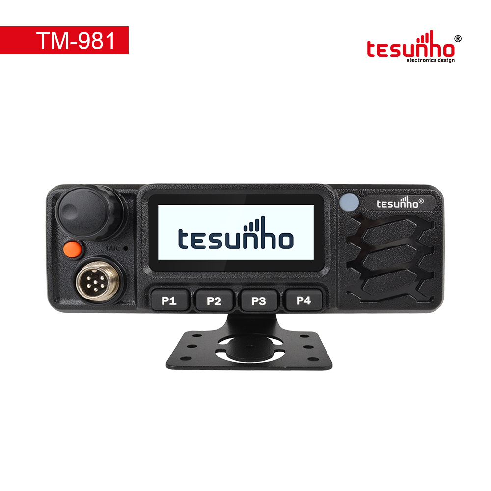 Compact Lightweight 4G LTE PoC Mobile Radio Tesunho TM-981 for Hong Kong Taxi