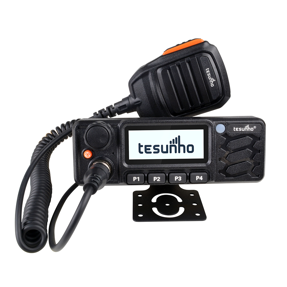 Professional 4G LTE PoC Vehicle Mobile Radio Tesunho TM-981 with Wi-Fi and Bluetooth LE for North American