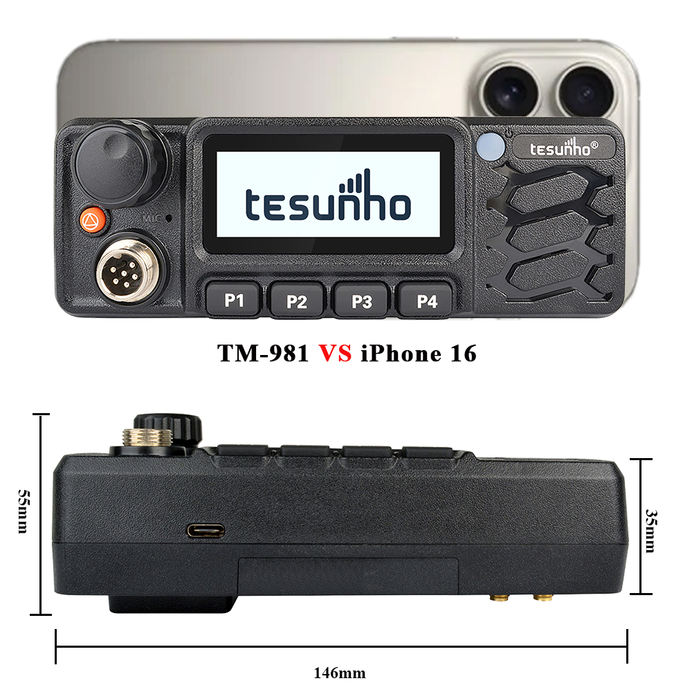 New Arrival mini PoC LTE Mobile Radio Tesunho TM-981 for Taxi
