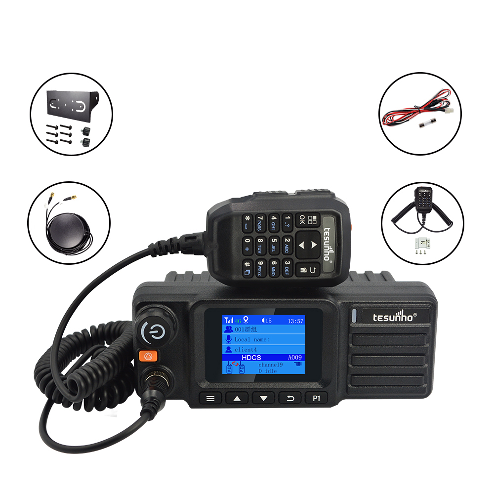 IP DMR walkie talkie realptt TM-990DD Vehicle Radio