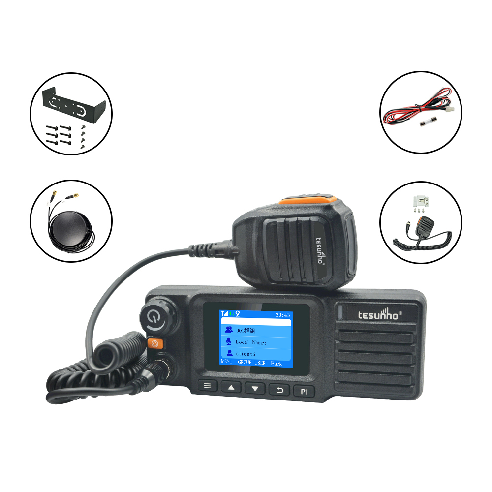 Walkie-talkie GPS TM-991 LCD Mobile Radio With Simcard